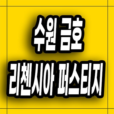  서수원 고색동 주거용 오피스텔 금호 리첸시아 퍼스티지 3룸 할인분양 잔여세대