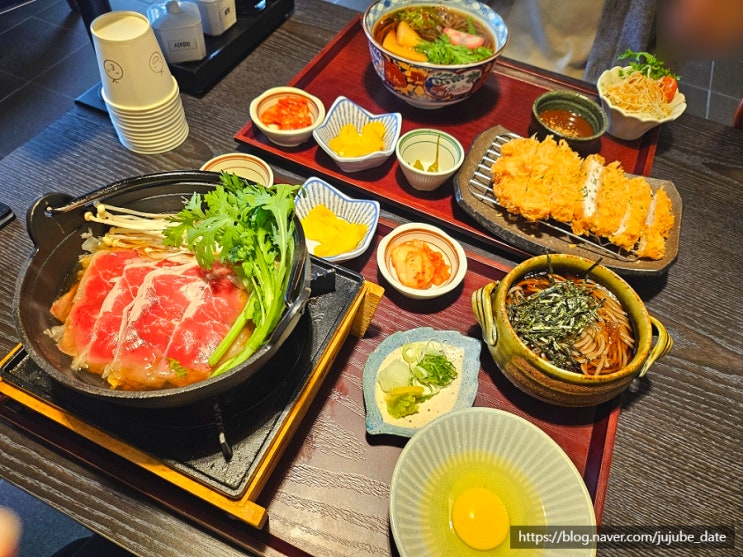  여수 웅천 신상 맛집 소바자쿠 돈가스 샤브샤브 소바세트 후기