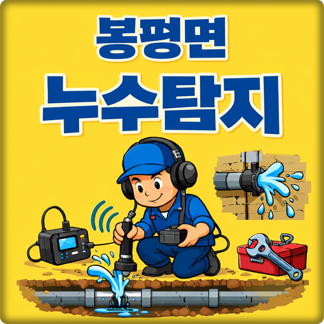  평창군 봉평면 누수 탐지 전문 업체 주택 누수 공사