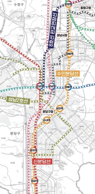  8호선(모란~판교선) 경기도에 예비타당성조사 신청