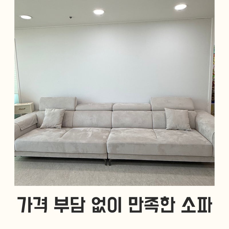 고민 끝에 선택한 가성비 패블릭 소파 삼익가구 뉴니드 아쿠아텍스