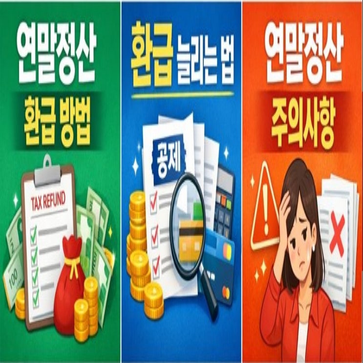  연말정산 환급 늘리는 방법 및 주의사항