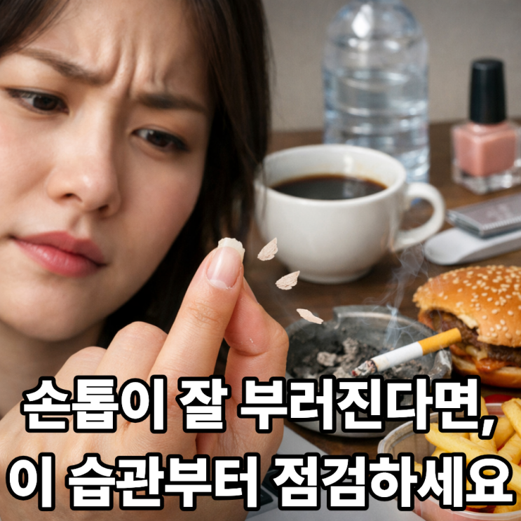  손톱이 잘 부러지는 사람의 공통 습관｜의외로 이 행동이 원인입니다