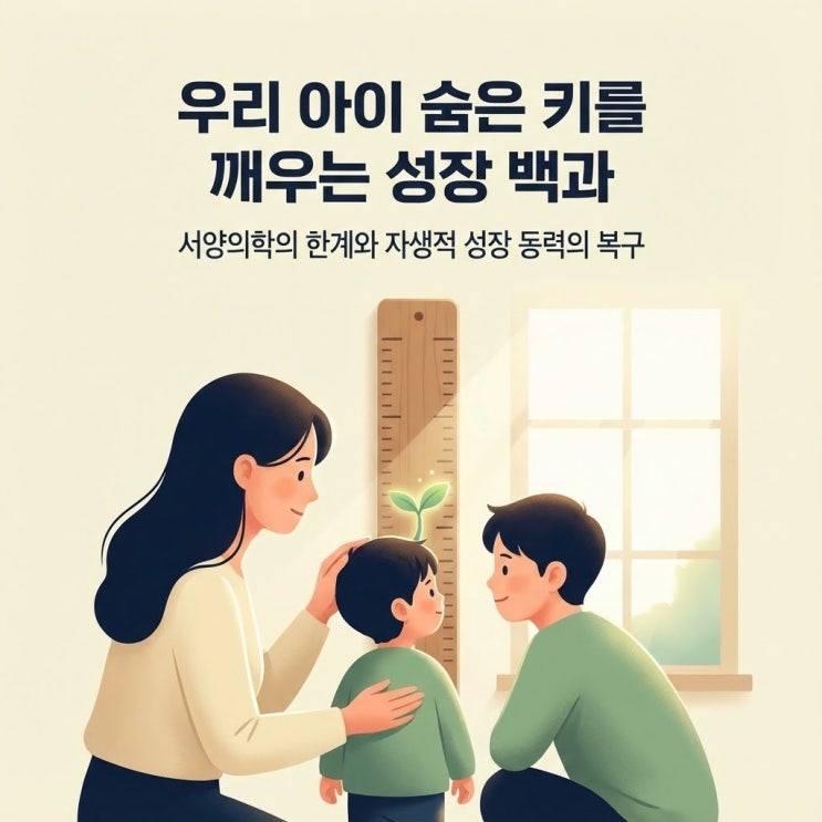  소아 성장 백과(1): 성장호르몬의 오해와 자생적 발육 동력의 복구