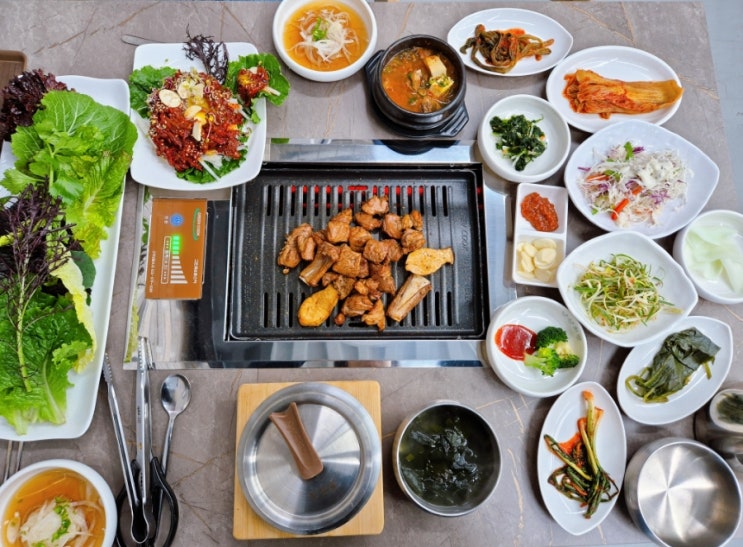  [ 전주 맛집 ] 난산골 # 반월동 갈비 삼겹살 고기 맛집 단체 모임 회식 추천 고깃집