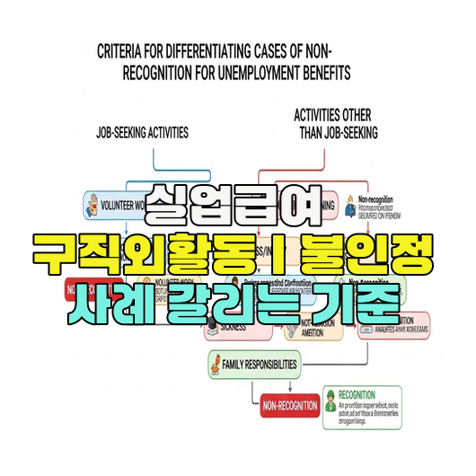  실업급여 구직외활동｜불인정 사례 갈리는 기준