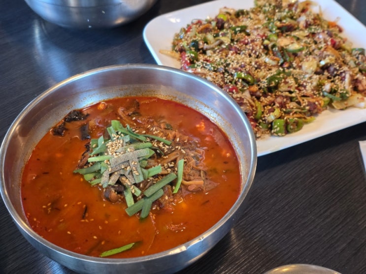  강릉 순두부 마을 맛집 짬뽕 순두부 초당애 아침 식사 메뉴 추천
