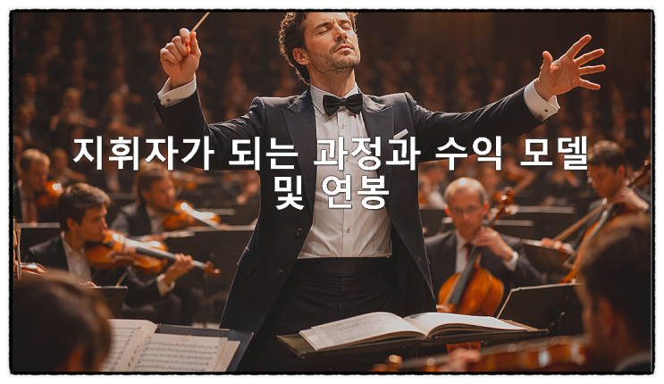  지휘자가 되는 과정과 수익 모델 및 연봉