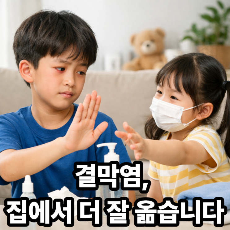   전염성 결막염, 형제 간 전파 막는 법｜집에서 꼭 지켜야 할 현실 수칙