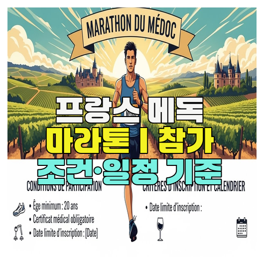  프랑스 메독 마라톤｜참가 조건·일정 기준
