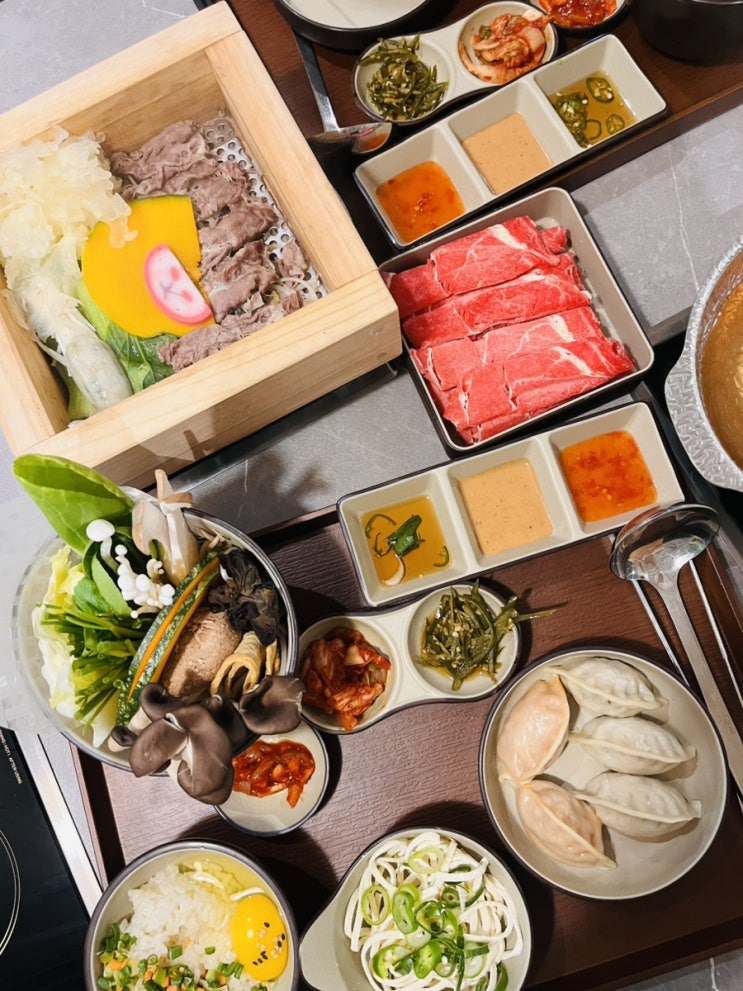  대전유성구맛집 한밭대 편백숲샤브길 수통골점 아이랑 가족외식