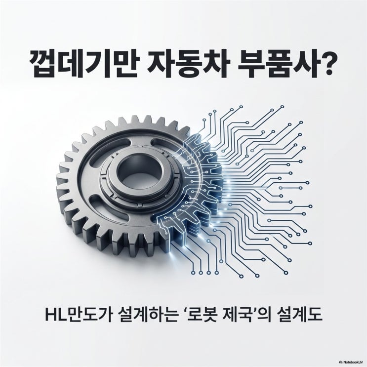  껍데기만 자동차 부품사? HL만도가 설계하는 '로봇 제국'의 설계도