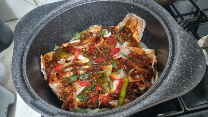 반 건조 민어 조림,민어 효능