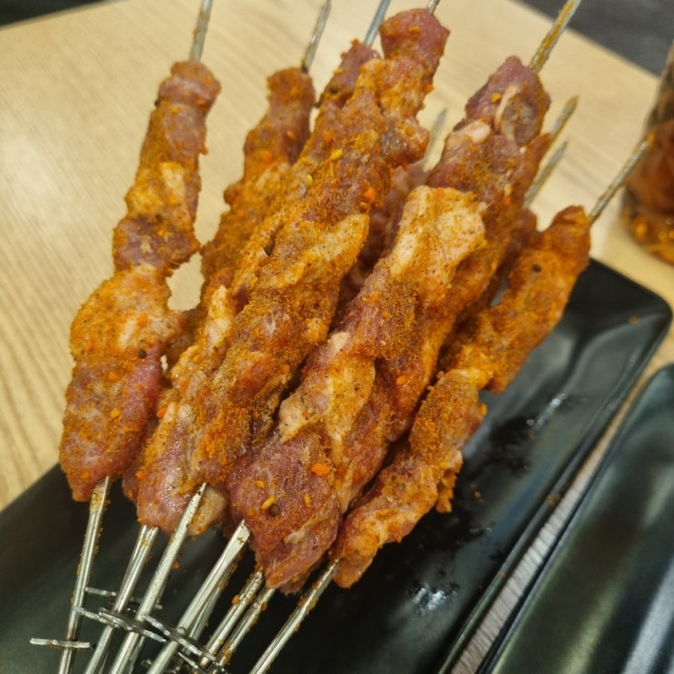  부천역맛집 하성양꼬치 양꼬치와 철판볶음