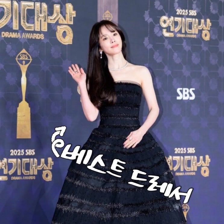  SBS 연기대상 한지민 베스트드레서인 이유?