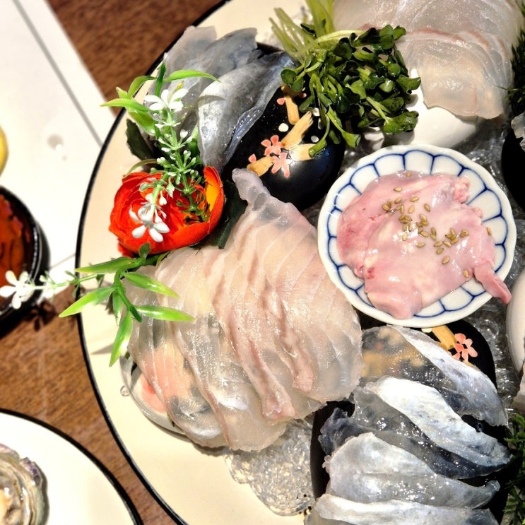  청담횟집 일식당 신선한 활어회 코스 청담13