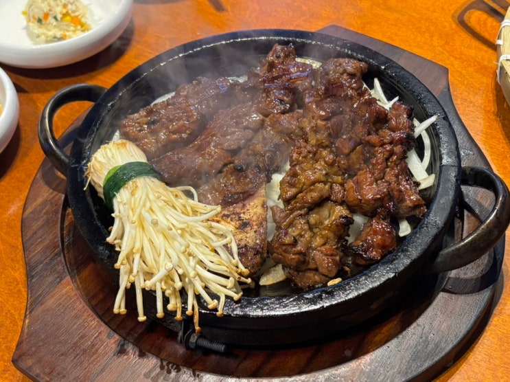  대구 남구 한식 백암석갈비 구워서나오는 소갈비 맛집 추천