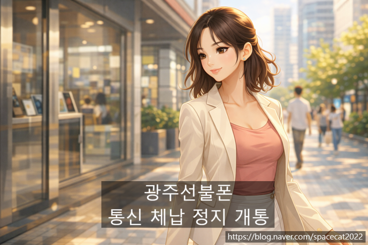  광주선불폰 유심 통신사 체납 정지 개통 순서 정리