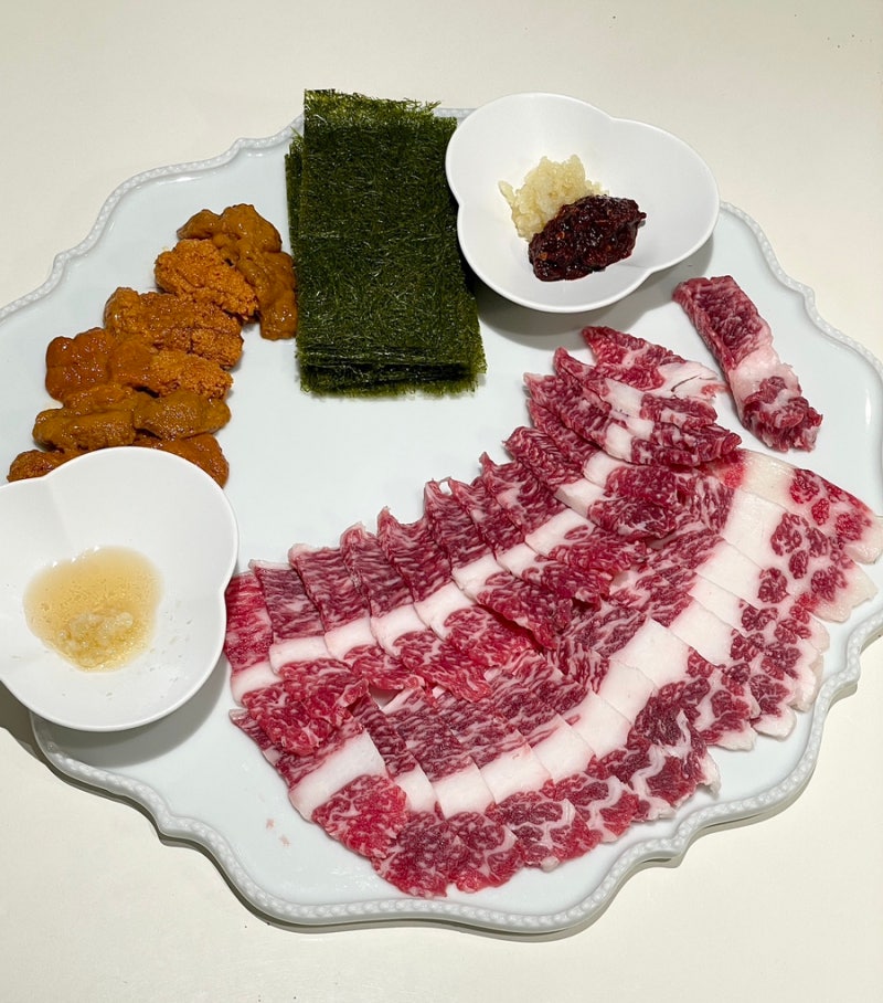 최고의 차돌육사시미를 찾아서 with 우니