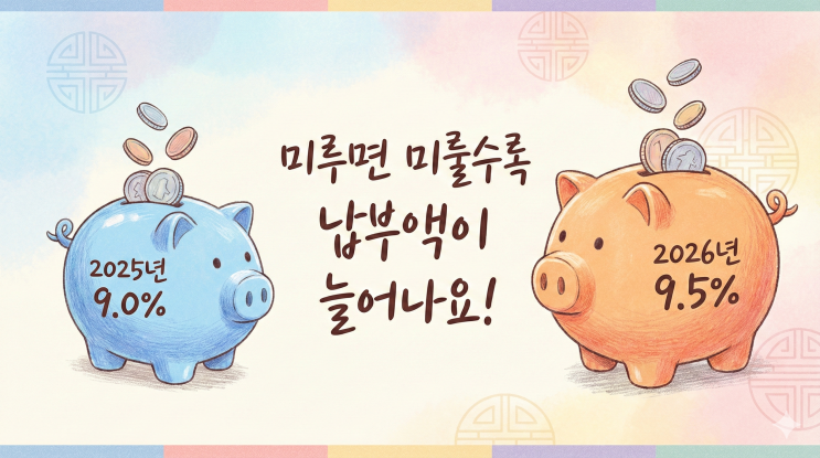  2025 vs 2026 국민연금 추납, 채울수록 커지는 마법