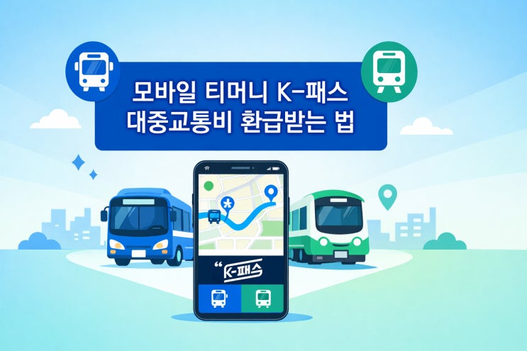  모바일티머니 K-패스 등록 방법 총정리｜대중교통 환급 조건·익월 정산까지