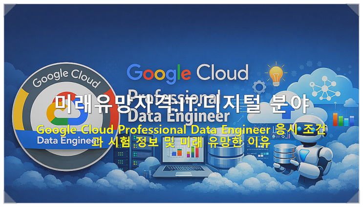  미래유망자격 IT·디지털 분야 Google Cloud Professional Data Engineer 응시 조건 시험 정보 미래 유망한 이유