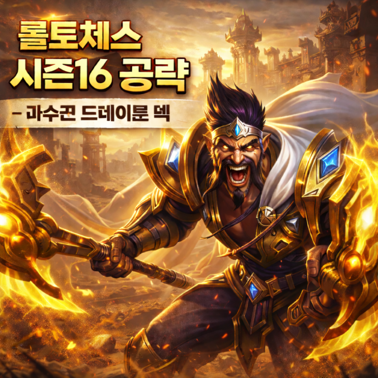 [시즌16] 롤토체스 덱추천 : 파수꾼 드레이븐 덱