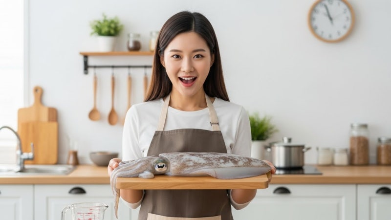 야들야들한 식감의 비밀 갑오징어 데치는 시간 이것만 기억하세요
