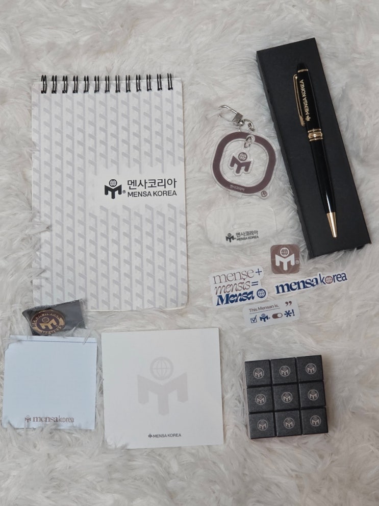  멘사 굿즈 큐브 세트 리뷰