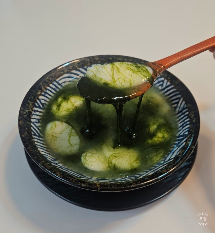  제철 매생이 떡국 1인분 초간단 10분 완성 레시피