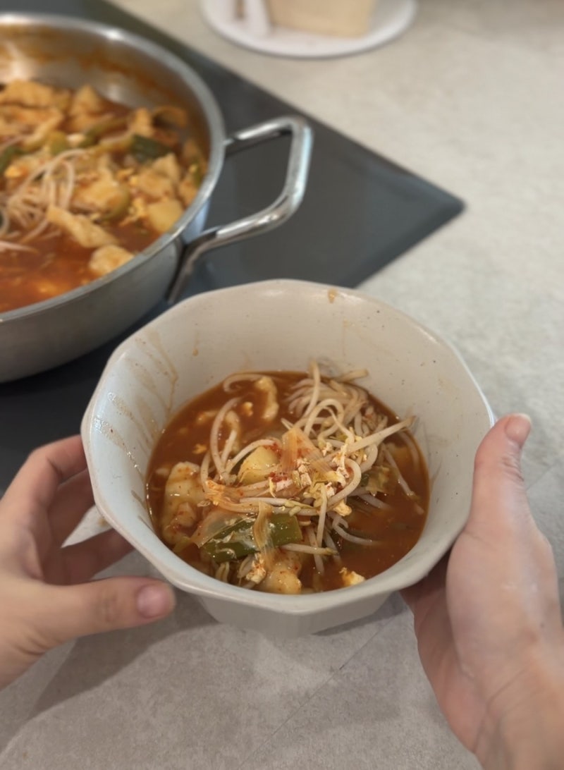 고추장 수제비 초간단 손님상 맛보장 레시피 도림테이블