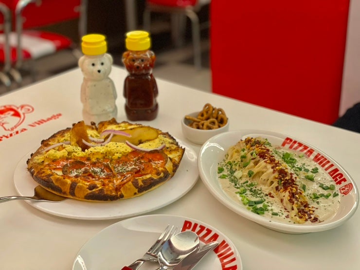  건대 피자맛집 피자빌리지 후기｜피자+파스타 세트 추천