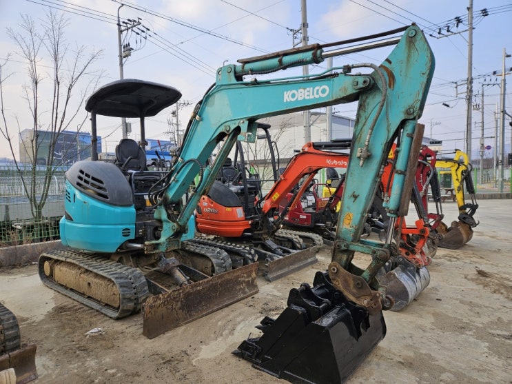  코벨코 SK35 2018년식 신품 버켓3종 3.5톤급 미니 중고굴삭기 미니035