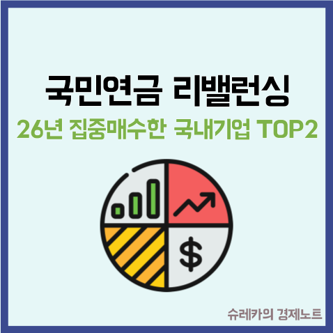  26년 국민연금 리밸런싱 집중 매수한 국내기업 TOP2