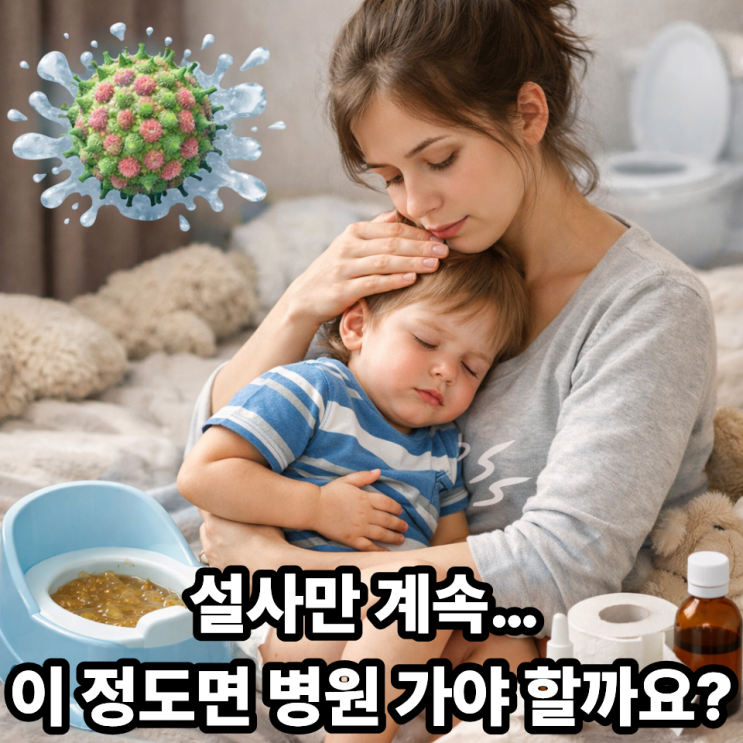   로타바이러스 설사, 언제 병원 가야 할까｜집에서 버티다 놓치기 쉬운 신호