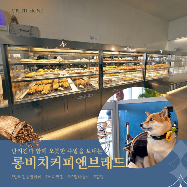  롱비치커피앤브래드, 송도 애견동반 카페 주말 방문 체감록