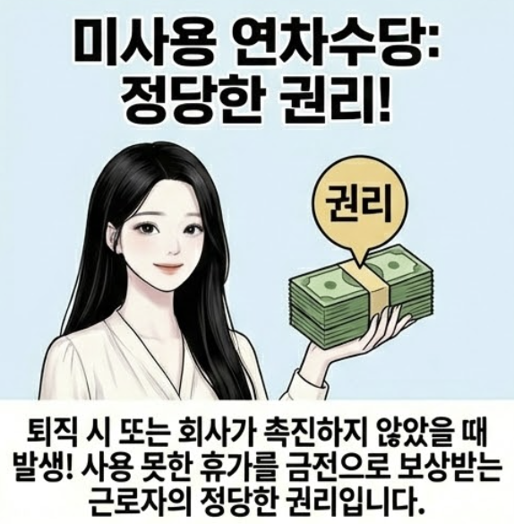  미사용 연차수당 계산기 계산방법 예시와 지급 기준과 지급일 소멸도 되나?