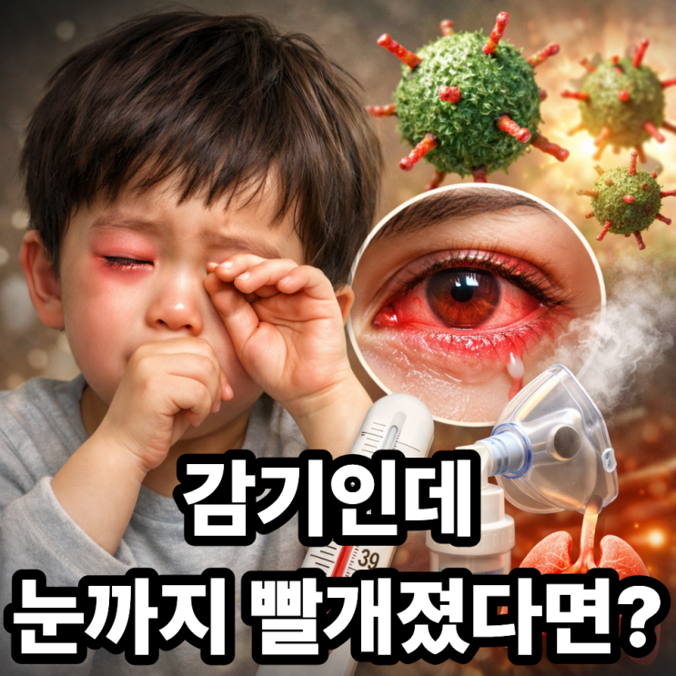   아데노바이러스, 눈병이 같이 오는 이유｜열·기침·눈 충혈까지 한 번에?