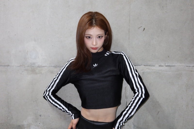 260104 베이비몬스터 루카 아디다스 크롭 긴팔 정보 손민수