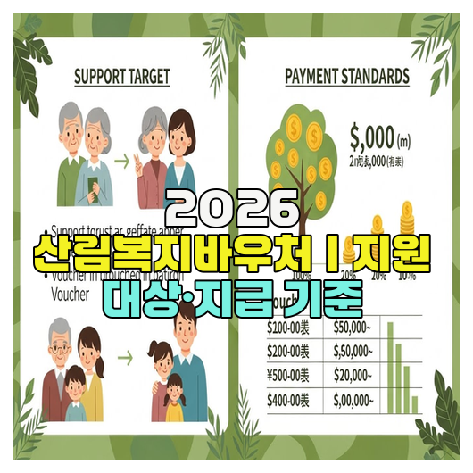  2026 산림복지바우처｜지원 대상·지급 기준