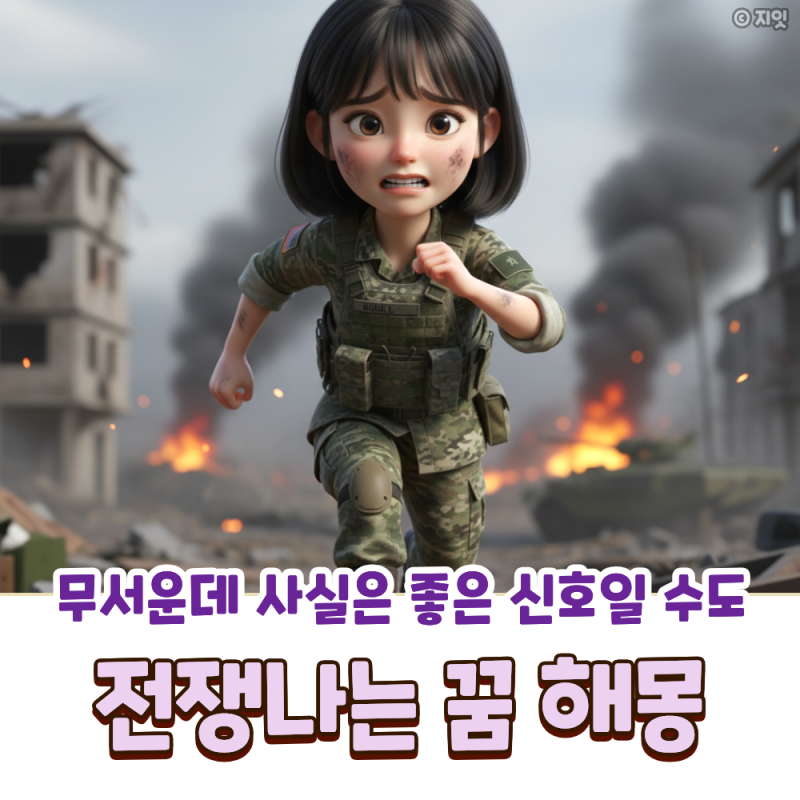 전쟁나는 꿈 해몽 무서웠는데 사실은 좋은 신호일 수도