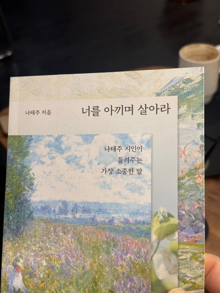  너를 아끼며 살아라 나태주 시인 첫 필사책으로 추천하는 이유