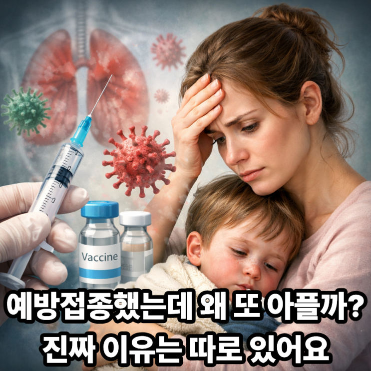   예방접종했는데 감염된 이유｜육아맘이 꼭 알아야 할 백신의 진짜 역할