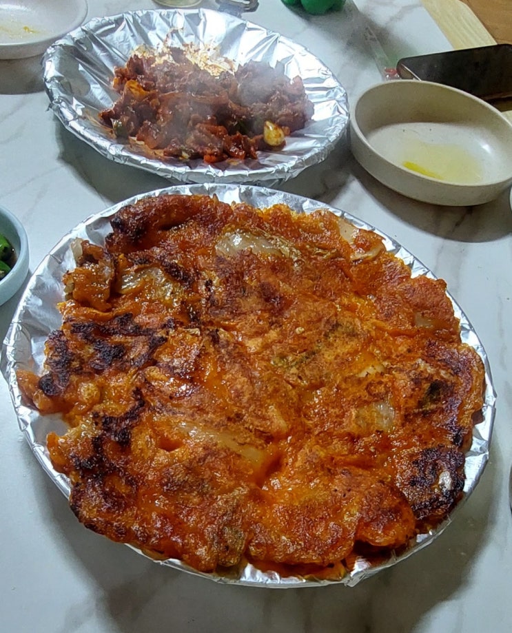  인천 부평 노포 맛집 길마차, 기본안주 5천원 후기