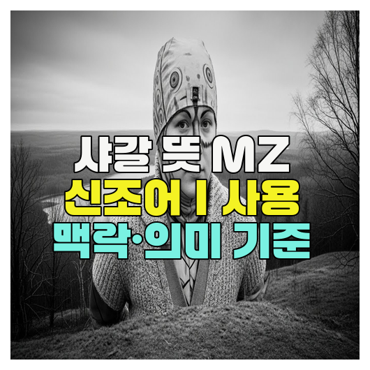  샤갈 뜻 MZ 신조어｜사용 맥락·의미 기준
