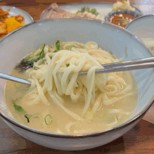  문정 맛집 담옥, 우리 부부의 올타임 넘버원 맛집! 진한 닭사골칼국수와 만둣국 후기