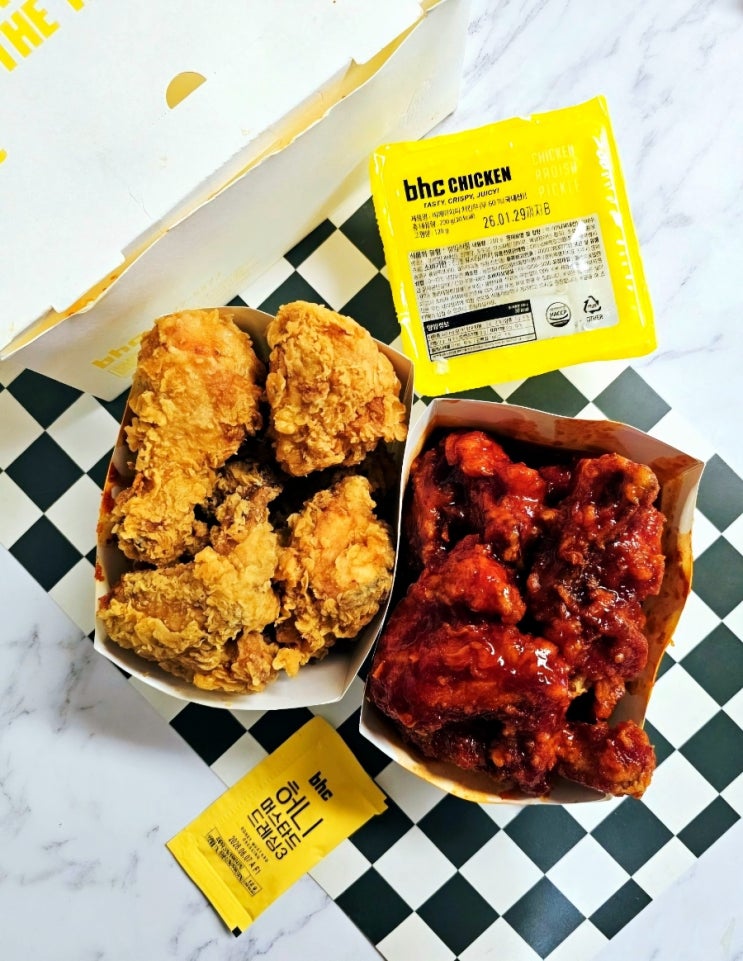  후라이드 치킨추천 BHC 치맥 꿀조합 최고! 콰삭킹보다 이거