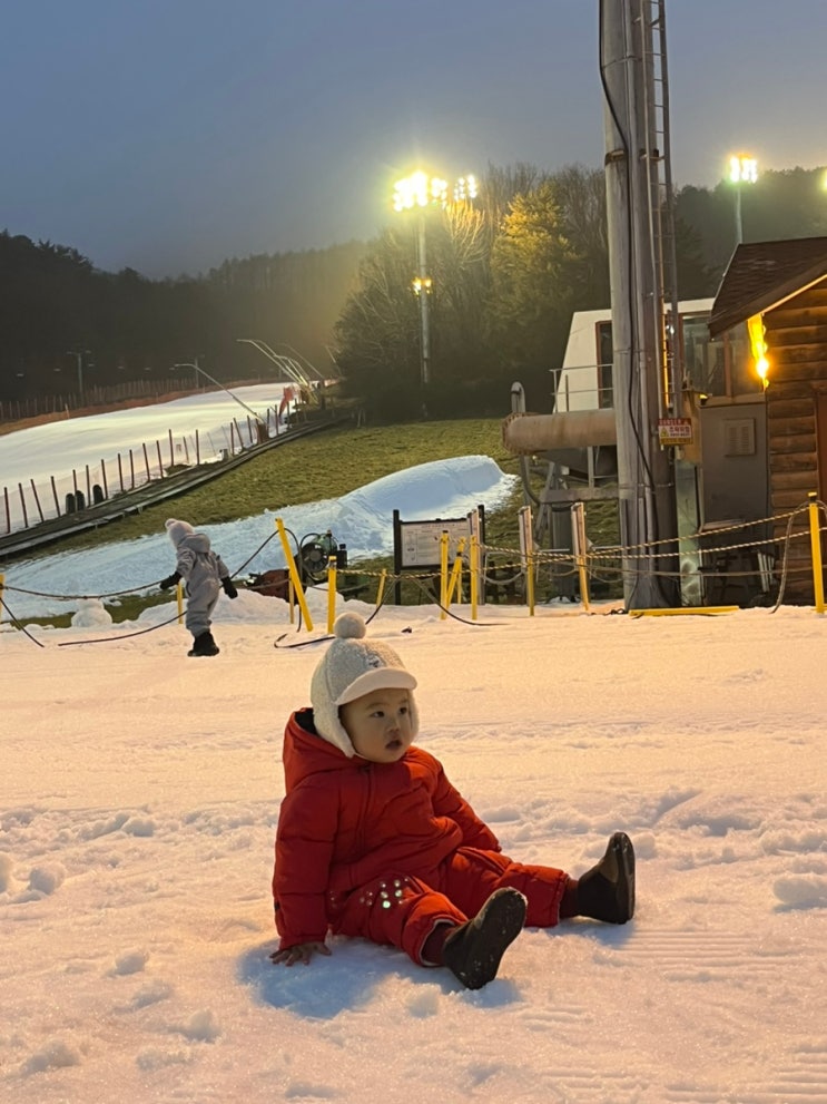  무주 덕유산 리조트 아이와 겨울 눈썰매 후기, 진달래동 콘도 숙박 솔직 리뷰