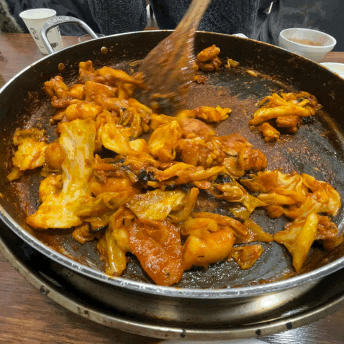 오근내 닭갈비 본점 땡땡거리에 그집