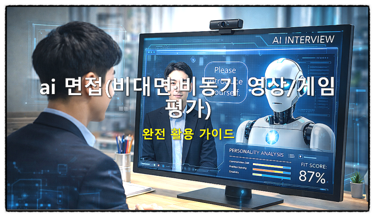  AI 면접(비대면·비동기 영상/게임 평가) 완전 활용 가이드